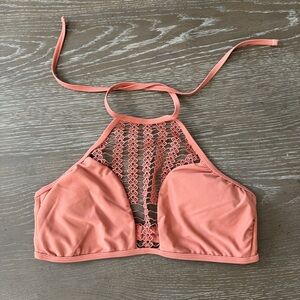 Gianni Bini Swimsuit Bikini Halter‎ Top Size Large
